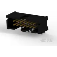 TE Connectivity-5103311-2 Steckverbinderleisten und Leiterplattenbuchsen Conn Shrouded Header (4 Sides) HDR 14 POS 2.54mm Solder RA Side Entry Thru-Hole Tube