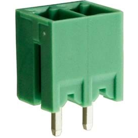 CamdenBoss Ltd-CTBP93VE/2 Steckverbinderleisten und Leiterplattenbuchsen Conn Shrouded Header (4 Sides) M 2 POS 3.81mm Solder ST Top Entry Thru-Hole