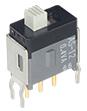 NKK Switches-AS13AV Switch Slide Switch Slide ON OFF ON SPDT Side Slide 0.1A 28VAC 28VDC 0.4VA 50000Cycles PC Pins Bracket Mount/Through Hole