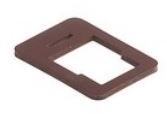Belden-GM 207-3 NBR BLASSBRAUN/LIGHT BROWN Accessori per cavi Cable Accessories Flat Gasket Acrylonitrile butadiene rubber Brown