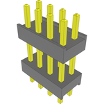 Conn Board Stacker HDR 8 POS 2.54mm Solder ST Top Entry Thru-Hole Bulk