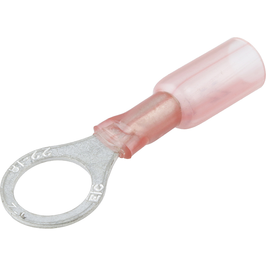 Molex-19164-0005 Steckverbinderanschlüsse Ring Tongue Terminal 18-22AWG Copper Alloy Red 49.5mm Tin Perma-Seal™ Carton