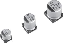 Nichicon-GYC1V151MCQ1GS Capacitor Aluminum Polymer Cap Aluminum Polymer Hybrid 150uF 35VDC 20%( 8 X 10mm) SMD 0.027 Ohm 1.6A 4000h 135°C T/R Automotive AEC-Q200