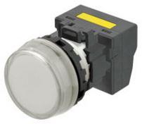 Omron-M22N-BC-TWA-WE Témoins d'interrupteur Switch Indicators 240VAC LED Round Screw Panel Mount with Threads