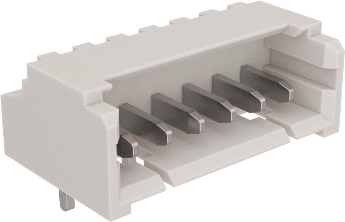Amphenol Communications Solutions-10114831-10106LF Steckverbinderleisten und Leiterplattenbuchsen 1.25mm Wire-to-Board Connector System WAFER THROUGH HOLE RIGHT ANGLE, 6 POSITIONS, TIN PLATING