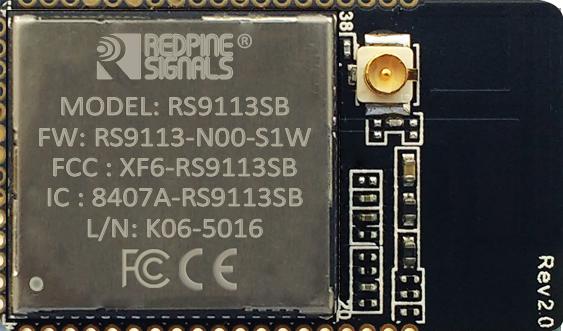 Silicon Labs-RS9113-N00-S1W-X74 Combo Wireless Modules WLAN+BT Module 2412MHz to 2484MHz/4910MHz to 5825MHz Tray