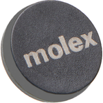 Molex-0135120001 Balise et transpondeur NFC/RFID Button RFID Tag, 20.1mm Read Range, 10.00mm Diameter Footprint, For Metal Surfaces, Adhesive