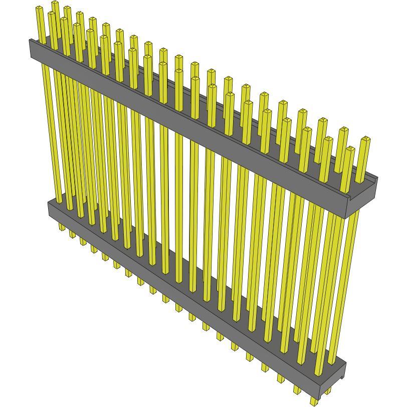 Samtec-DW-20-14-G-D-1138 Steckverbinderleisten und Leiterplattenbuchsen Conn Board Stacker HDR 40 POS 2.54mm Solder ST Top Entry Thru-Hole Bulk