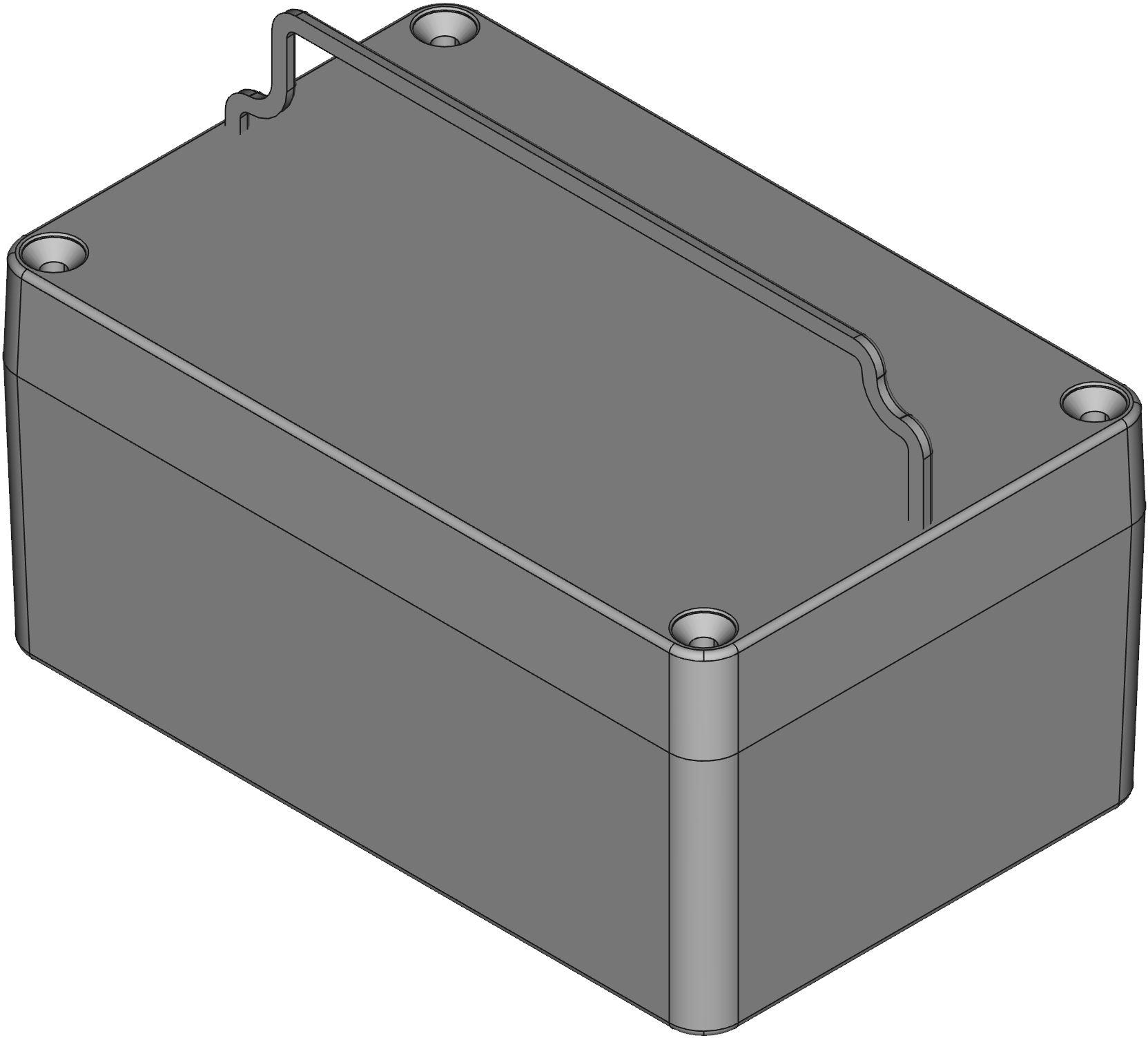 Hammond Manufacturing-1550Z108BK Black Die Cast Aluminum Wall Mount Watertight Enclosure