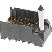 Molex-0761655104 Steckverbinder, Mutterplatine Conn Backplane HDR 90 POS 1.9mm Press Fit ST Thru-Hole Impact™ Tray