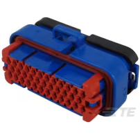 TE Connectivity-776164-5 Einzeladersteckverbinder, Gehäuse Conn Housing PL 35 POS 4mm Crimp ST Cable Mount Blue Tray Automotive