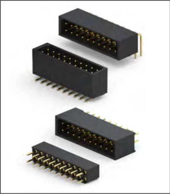 Mill-Max-832-10-098-10-052000 Connector Headers and PCB Receptacles Conn Shrouded Header (4 Sides) HDR 98 POS 2mm Solder ST Thru-Hole