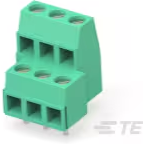 TE Connectivity-282869-3 Steckverbinder, Klemmenblöcke Conn Eurostyle Block M 6 POS 5.08mm Solder ST Thru-Hole 13.5A Box