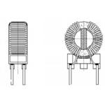 Common Mode Chokes Dual 100uH 10kHz 1.5A 0.08Ohm DCR Thru-Hole