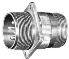 Amphenol-MS3100A16-11S Connector Circular Conn Circular SKT 2 POS Solder ST Wall Mount 2 Terminal 1 Port