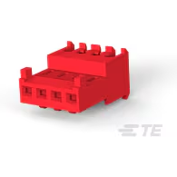 TE Connectivity-3-644540-4 Embases de raccordement et réceptacles PCB Conn IDC Connector F 4 POS 2.54mm IDT RA Side Entry Cable Mount Bag/Box