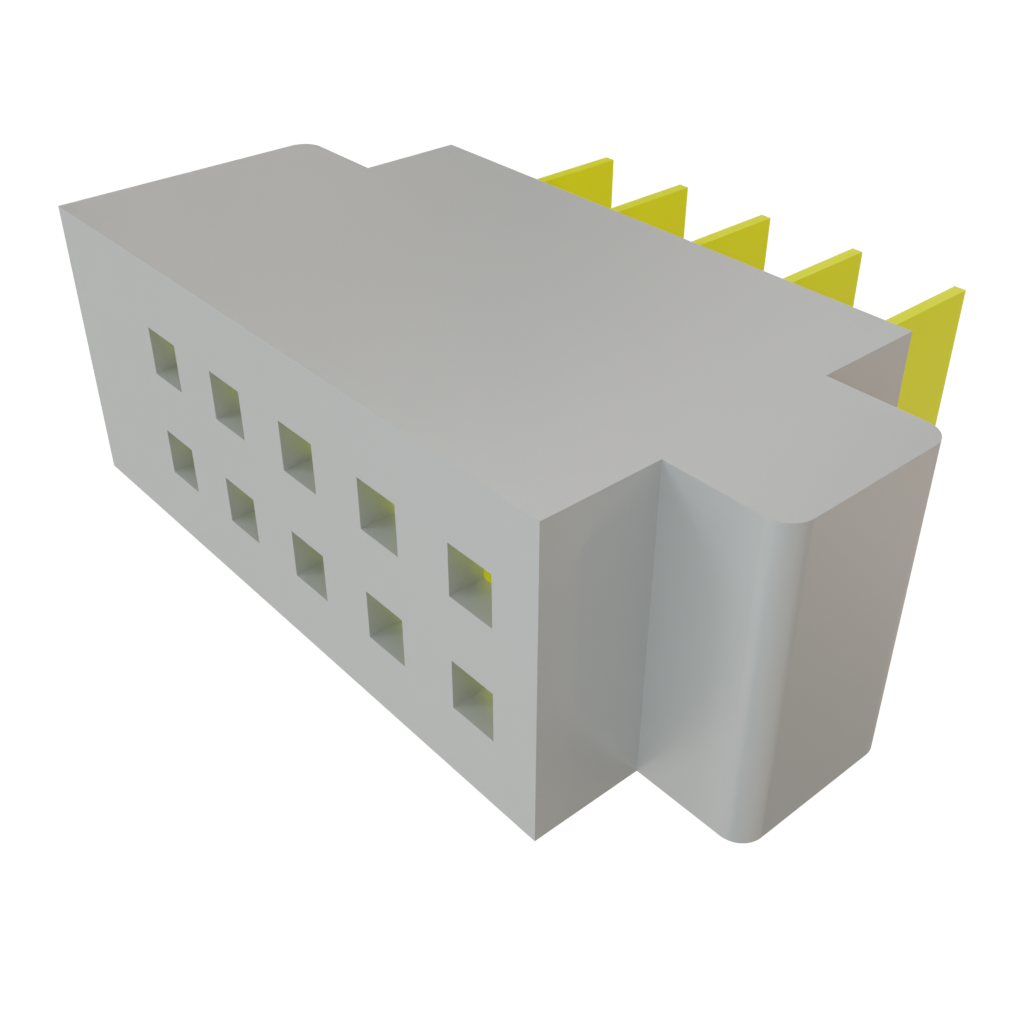 Samtec-SFMH-105-02-L-D-TR Connector Headers and PCB Receptacles Conn Socket Strip SKT 10 POS 0.64mm Solder RA Side Entry SMD T/R