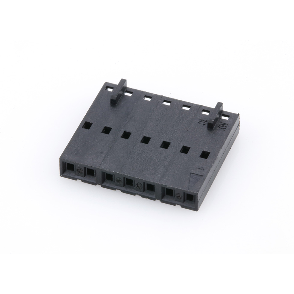 Molex-0050579307 Gaine de câblage de raccordement discret Conn Housing F 7 POS 2.54mm Crimp ST Cable Mount Black SL™ Bag