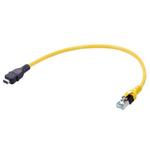Cable Assembly Round Copper Cable 0.41m 26AWG IX Industrial Type A to RJ-45 8 to 8 POS M-M IDT-IDT