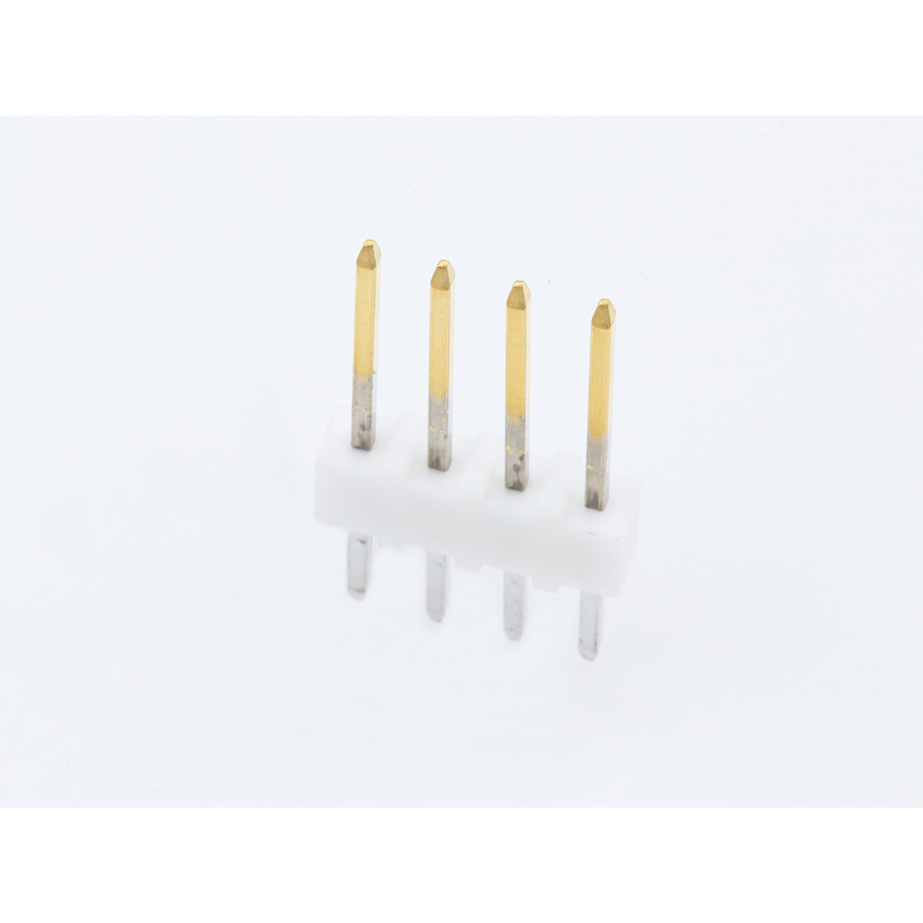 Molex-22-10-2041 Cabezales del conector y receptáculos PCB Conn Unshrouded Header HDR 4 POS 2.54mm Solder ST Thru-Hole KK Bag