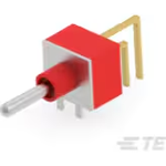 Switch Toggle ON OFF ON DPDT Long Bat Lever PC Pins 20VAC 20VDC 0.4VA PC Mount with Bracket Bulk