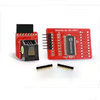 Microchip Technology-AC244053 Herramientas y kits de desarrollo PIC16F1454/PIC16F1455/PIC16F1459 Microcontroller Adapter Kit