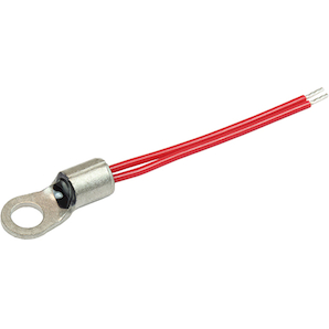 Vishay-NTCALUG91A103G301A 热敏电阻 Thermistor NTC 10K Ohm 2% 2-Pin Cable Mount Wire 3984K Box Automotive AEC-Q200