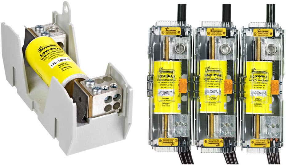 Eaton-JM60200-1MW16 Fuse Accessories Fuse Block 200A 600VAC Panel Mount Screw