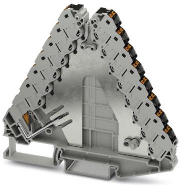 PHOENIX CONTACT-3270160 Steckverbinder, Klemmenblöcke Conn Distribution Terminal Block 16 POS Spring Clamp T DIN Rail 17.5A