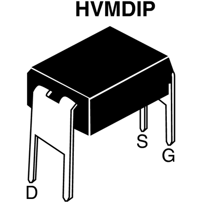 Vishay-IRFD9110PBF MOSFETs Trans MOSFET P-CH 100V 0.7A 4-Pin HVMDIP