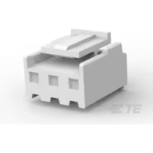 TE Connectivity-1-1123722-3 Carcaza de cables discretos de conector Conn Housing PL 3 POS 3.96mm Crimp ST Cable Mount Natural Bag