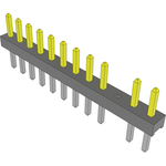 Conn Unshrouded Header HDR 12 POS 2mm Solder ST Top Entry Thru-Hole Bulk