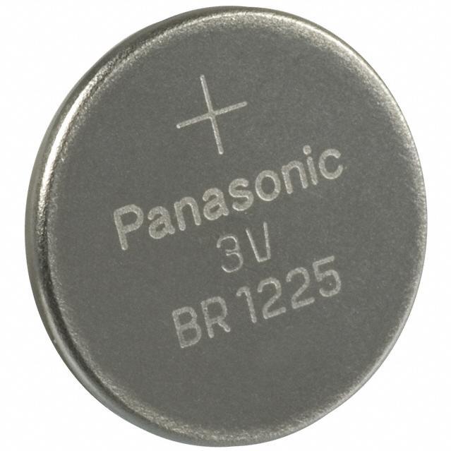 Panasonic-BR-1225/BN Batteries Lithium Poly Carbon Monofluoride Battery Coin 3V 48mAh Primary
