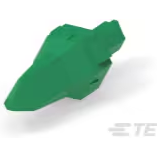 TE Connectivity-W3P Steckverbinderzubehör Connector Accessories Wedge Lock Straight Glass Filled Polybutylene Terephthalate Green Box