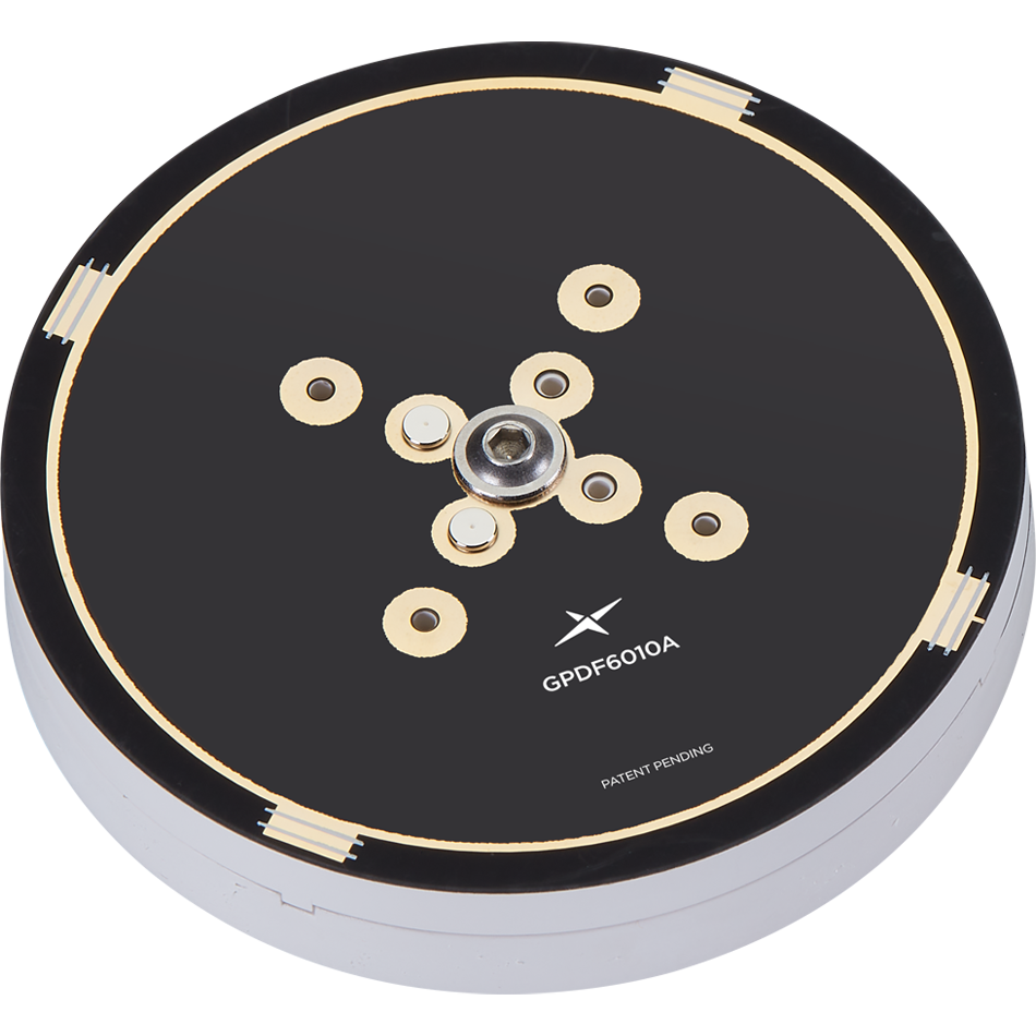 Taoglas-GPDF6010.A Antennas Circular Triple Band Dual Feed Stacked Patch GNSS Antenna L1/L2/L5 - 60*10mm