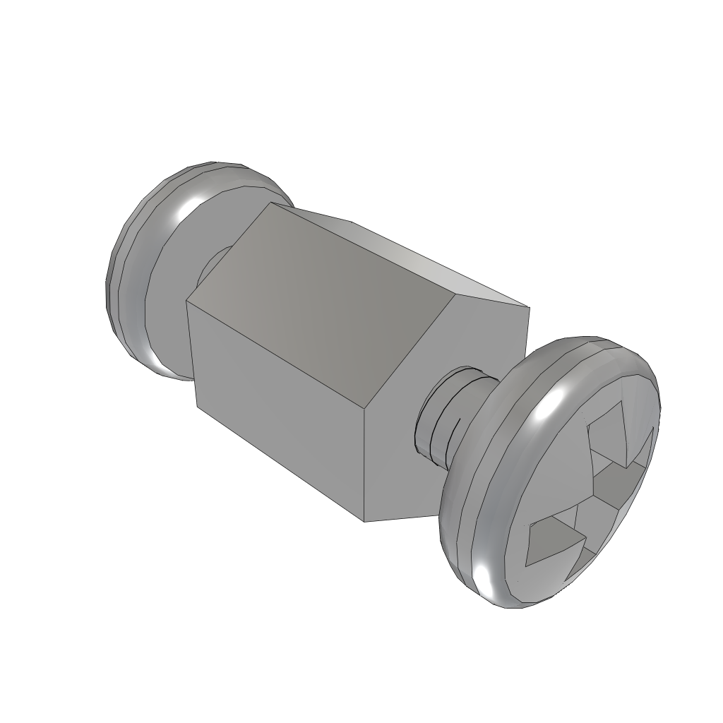 Samtec-SO-0515-02-01-02-L-N Distances de sécurité Standoff Hex M/M 4-40-THD 4.76mm-A/F 4.76mm-LG Stainless Steel 303