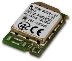 Ezurio-BL620-ST Bluetooth Bluetooth v4.0 (BLE) SMART SOC 4Mbps 3V 44-Pin Each