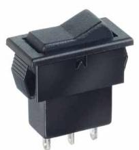 Apem Components-AS36S0000 Bascule de commutateur Switch Rocker ON ON SPDT Solder Lug Rocker 20VAC 20VDC 0.4VA