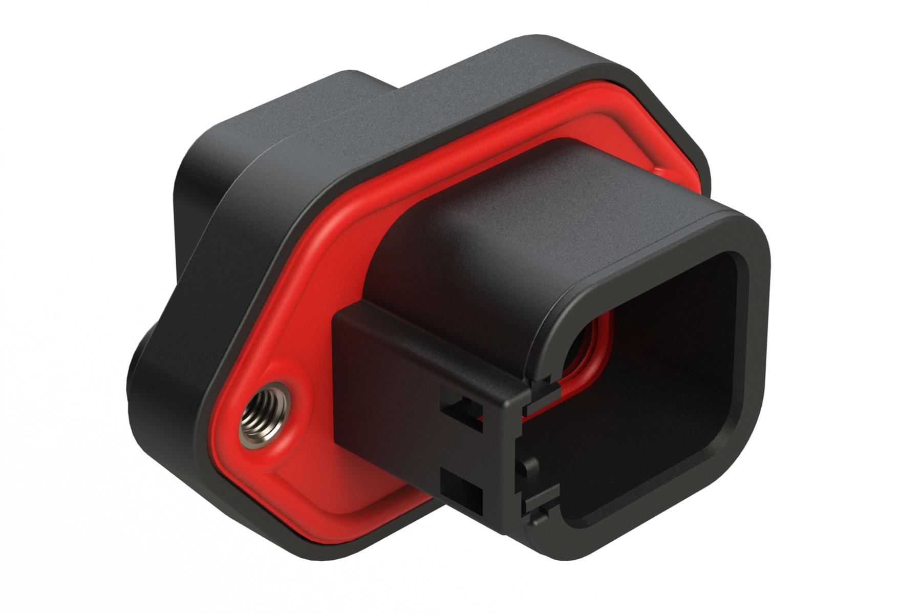 Amphenol-ATP04-6P-PM06BK Gaine de câblage de raccordement discret Conn Housing RCP 6 POS Crimp ST Panel Mount Black