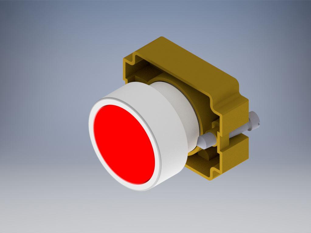 Altech Corporation-2AF8 Accessoires de commutateur Switch Access Round Flush Button Push Button Switch