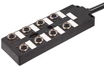 Molex-1202480026 null MPIS Micro-Change (M12) Passive Junction Box, Top Mount, 6 Ports, LED for NPN Sensor, WSOR Cable, 15.0m Length