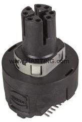 HARTING-21033812824 Trasformatore Misc Transformer 1CT:1CT 1500V 24 X 24mm 26.3 X Gull Wing Surface Mount