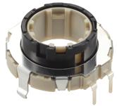 ALPS ALPINE CO., LTD-EC21A1540401 Mechanical Encoders Mechanical Encoder Rotary Incremental Hollow 0.007N.m Straight Quadrature Digital Square Wave 15PPR Through Hole PC Pin