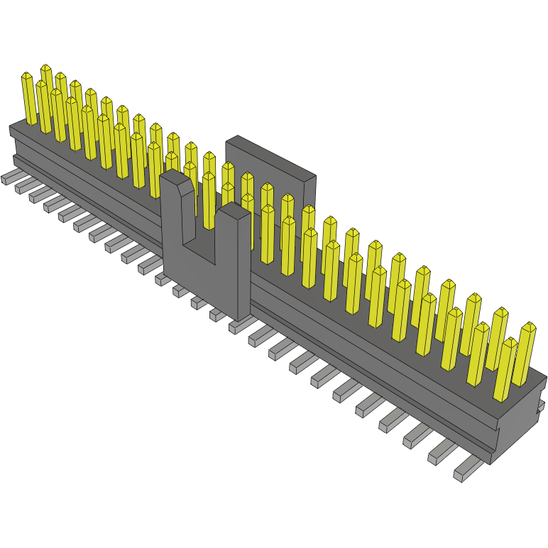 Samtec-FTSH-125-01-L-DV-K Cabezales del conector y receptáculos PCB Conn Unshrouded Header HDR 50 POS 1.27mm Solder ST Top Entry SMD TIGER CLAW™ Tube
