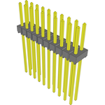 Conn Unshrouded Header HDR 20 POS 2.54mm Solder ST Top Entry Thru-Hole Bulk