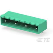 TE Connectivity-282816-4 Connector Headers and PCB Receptacles Conn Shrouded Header HDR 4 POS 10mm Solder RA Thru-Hole Box