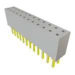 Conn Socket Strip SKT 24 POS 2.54mm Solder ST Top Entry Thru-Hole Bulk