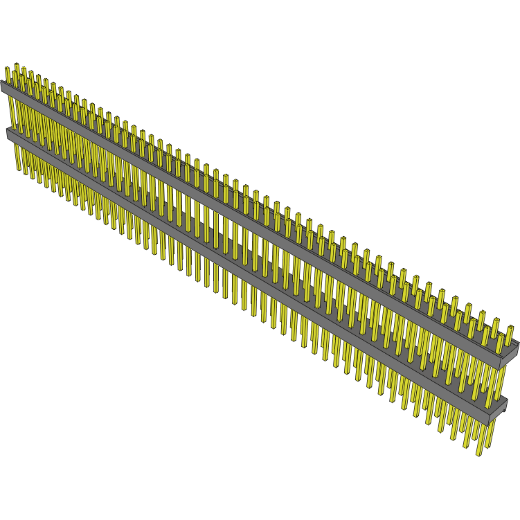 Samtec-EW-50-12-T-D-570 Steckverbinderleisten und Leiterplattenbuchsen Conn Board Stacker HDR 100 POS 2.54mm Solder ST Top Entry Thru-Hole Bulk