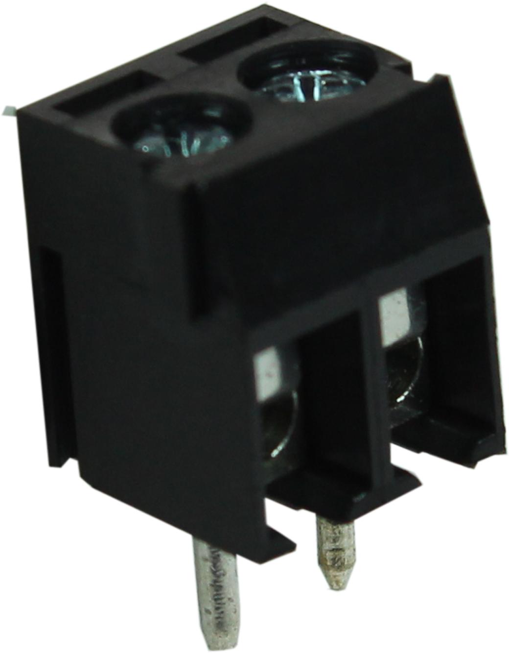 CamdenBoss Ltd-CTB3051/2BK Connector Terminal Blocks Conn Terminal Block 2 POS 3.5mm Screw ST Thru-Hole 6A