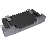 0.50mm Flex Connector, SFV-R Series, 8 Position, Top Side Contact, Side Entry Surface Mount ZIF Connector, Halogen Free, Lead Free with Cable-Lock, Gold Flash